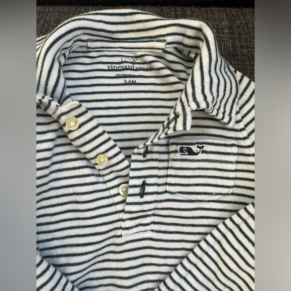 Vineyard Vines Striped Onesie - Picture 2 of 3